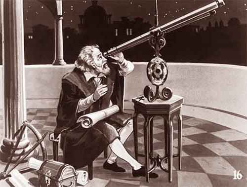 Fig 5 Galileo Looking at Planets