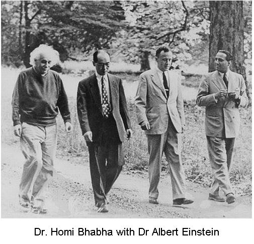 Homi Bhabha & Einstein