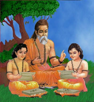 Lava Kusha with Valmeeki