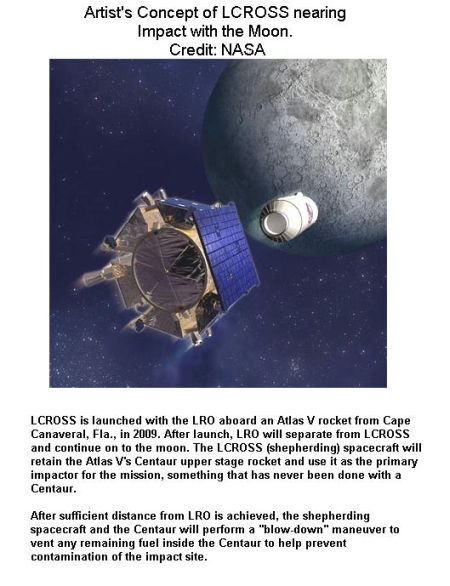 Fig 2 LCROSS to Impact on Moon Fig 2 LCROSS to Impact on Moon