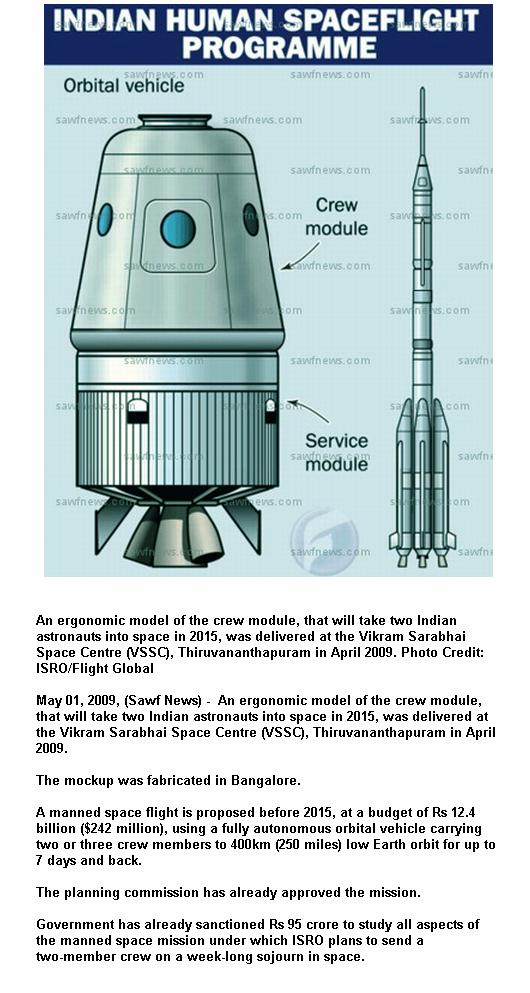 Fig 6 India's Future Manned Flight Fig 6 India's Future Manned Flight