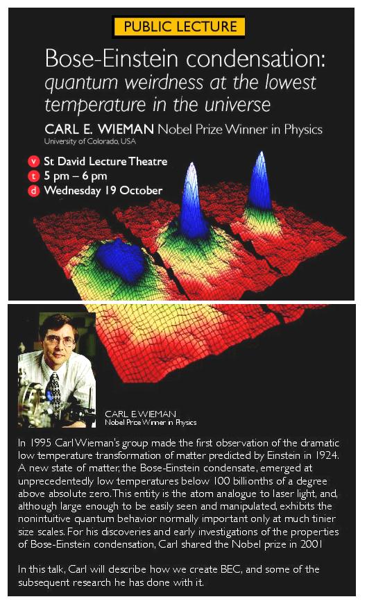 1995 Proof of Bose Einstein Condensate