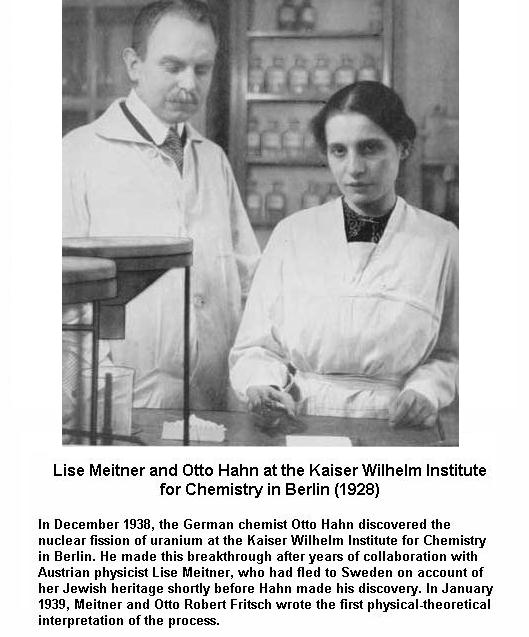 Fig 1D Meitner & Hahn working in the Lab