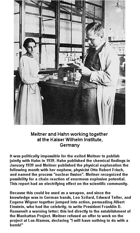 Fig 3 Meitner & Hahn in the Lab