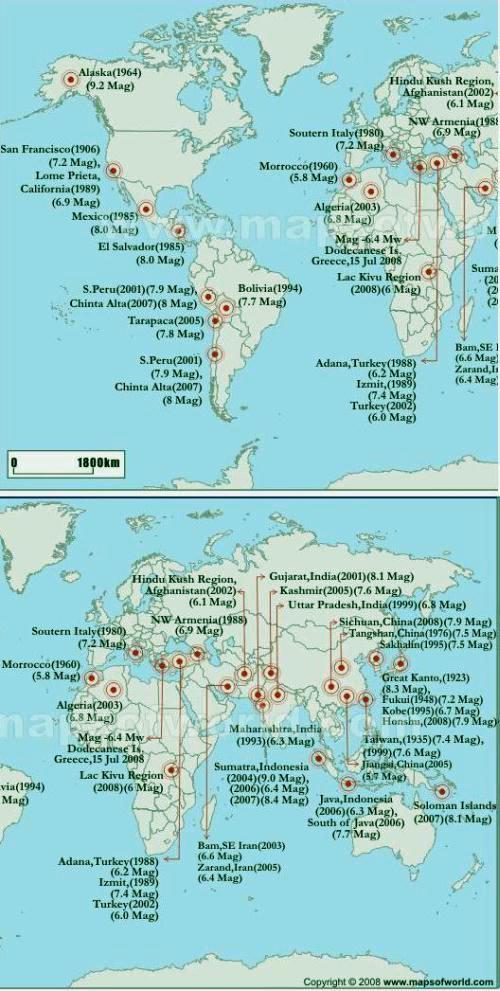 Fig 5 World's Earthquakes