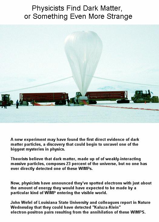 Fig 1C Discovery of Dark Matter Particles