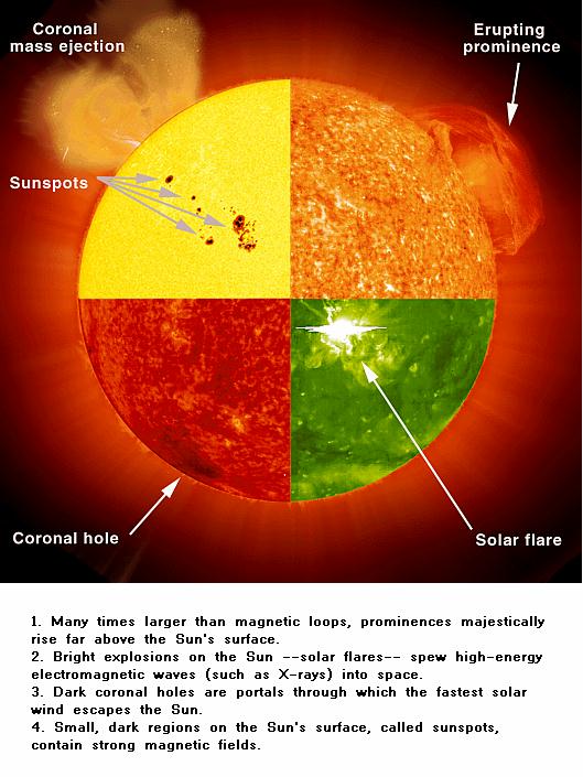 Fig 1F Various Faces of Sun