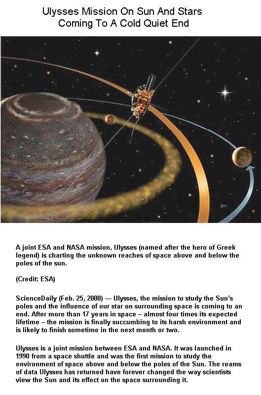 Fig 3 Space Probe Ulysses