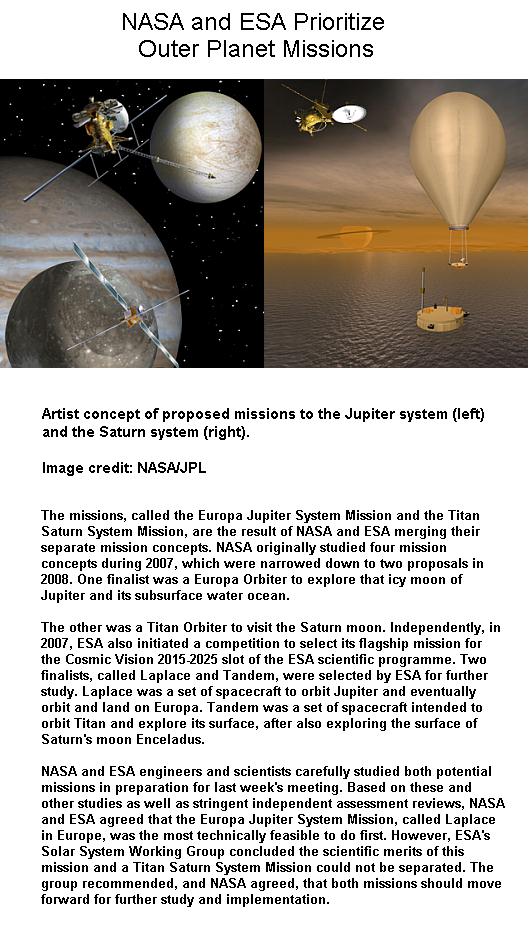 Fig 4 NASA & ESA Exploration of Outer Planets