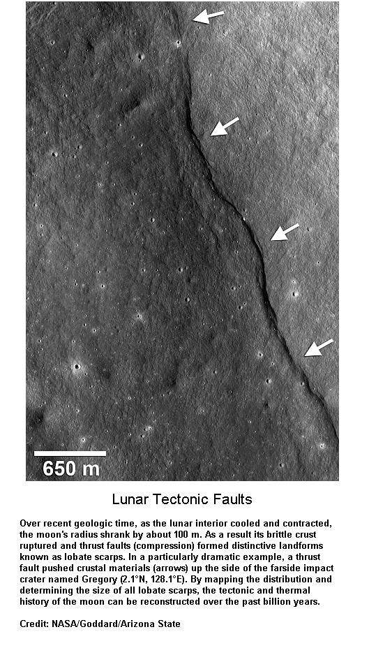 Fig 3 Lunar Tectonic Faults