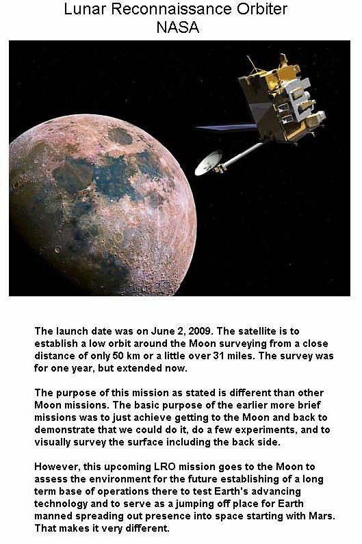 Fig 4 Lunar Reconnissance Orbiter