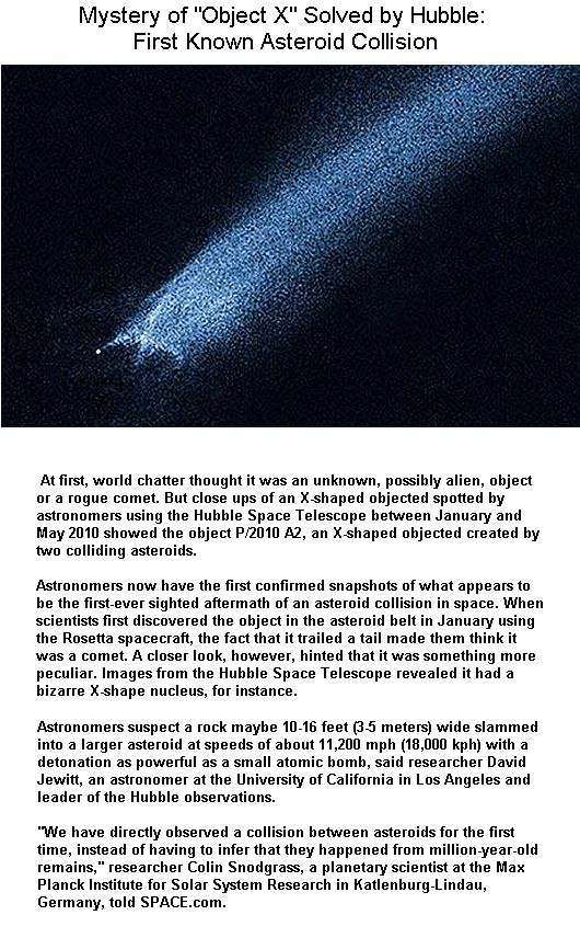 Fig 1J Asteroid Collision Caught by Hubble