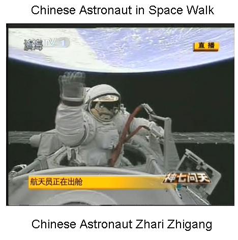 Fig 7 Chinese Astronaut Zhari Zhigang