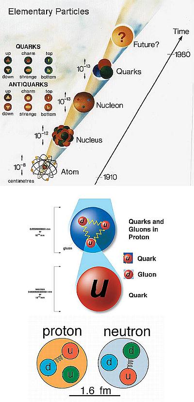 Fig 1E Quarks & Gluons Elementary Particles