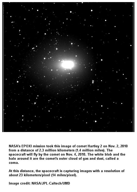 Fig 3 Comet Hartley's Coma