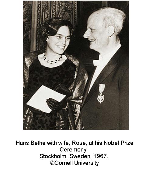 Fig 3 Bethe getting the Nobel Prize