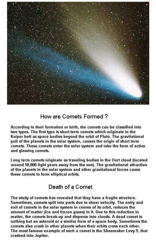 Fig 1C Birth & Death of a Comet
