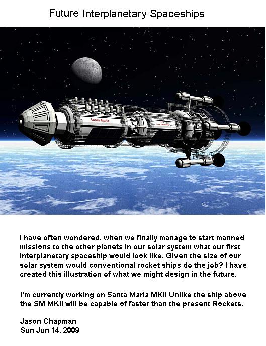 Fig 1D Interstellar Spaceship -1