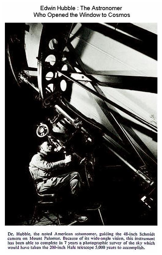 Fig 3 Edwin Hubble opens the window to cosmos