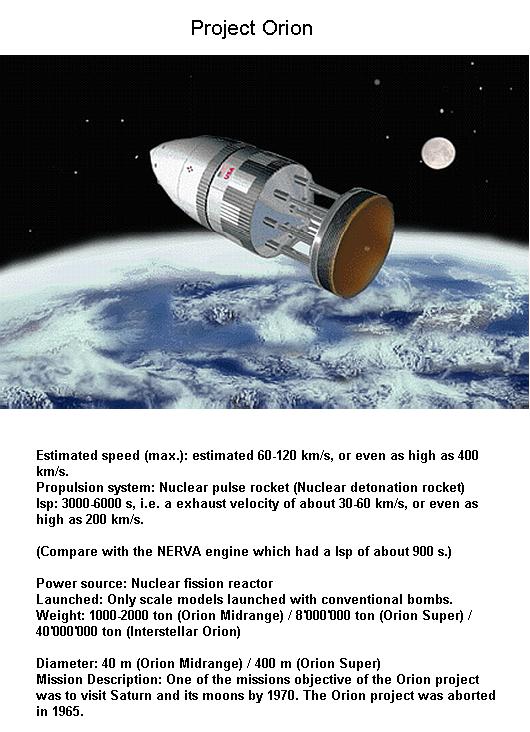 Fig 3 Nuclear Powered Rockets