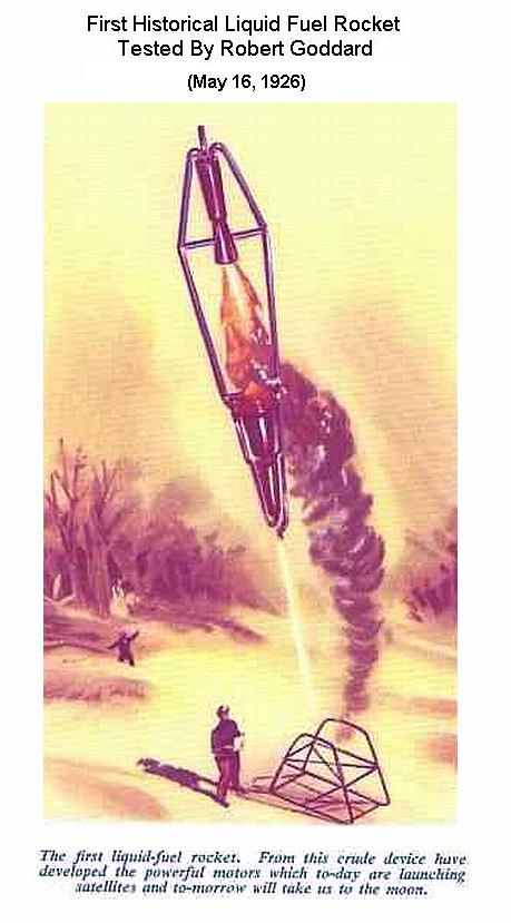 Fig 1 First Liquid Fuel Rocket