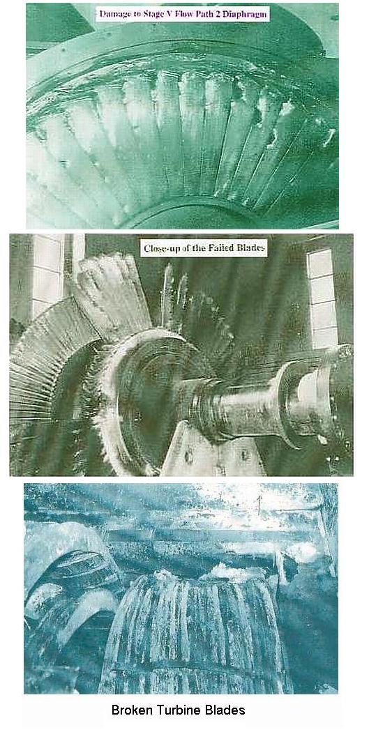 Fig 13 Broken Turbine Blades