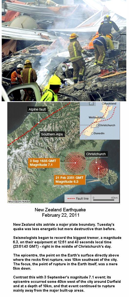 Fig 1A New Zealand Earthquake Map