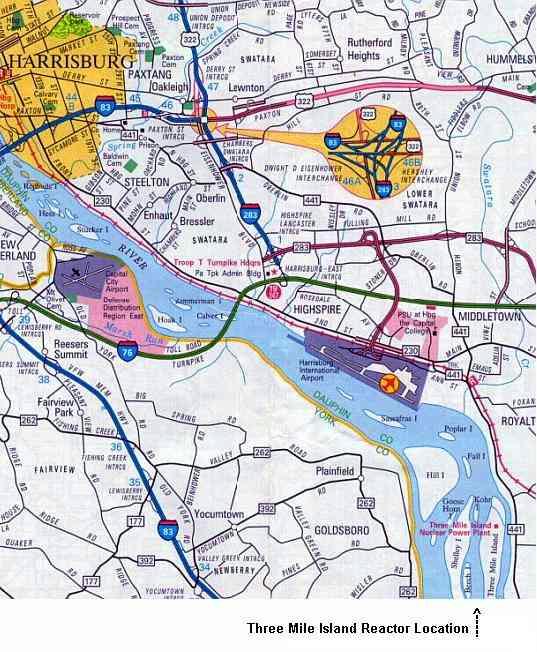 TMI -2 Location
