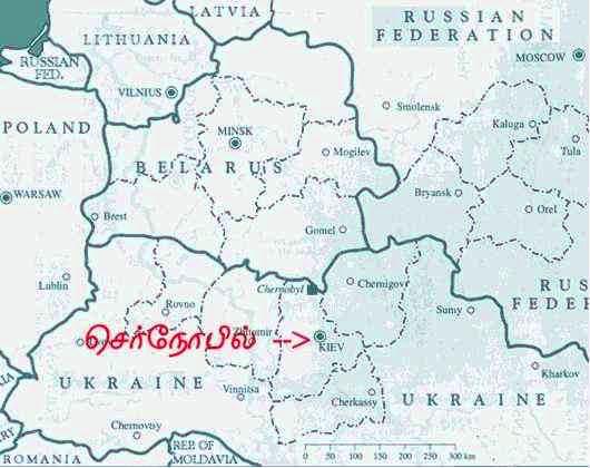 Fig 2 Chernobyl Location