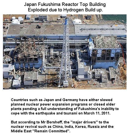 Fig 1 Fukushima Reactors Top Exploded