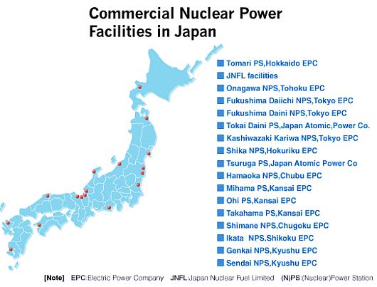 Fig 1C Japan Nuclear Facilities