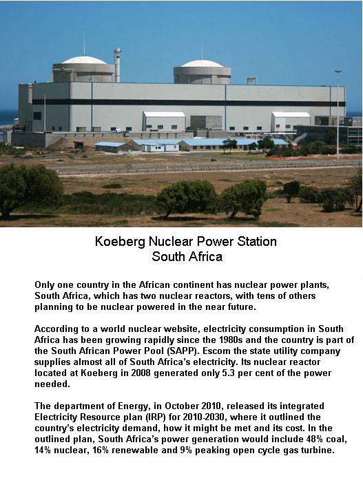 Fig 2 Koeberg Nuclear power Stn