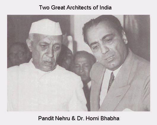Nehru & Homi Bhabha