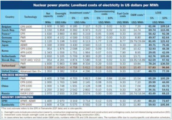 Nuclear Power Cost