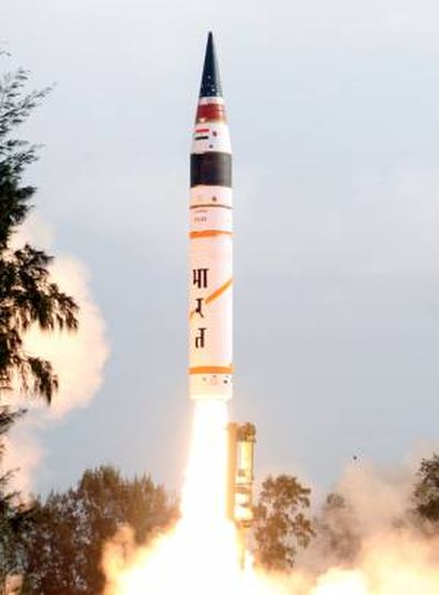 Agni-5 Launch