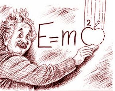 Einstein Apple falling