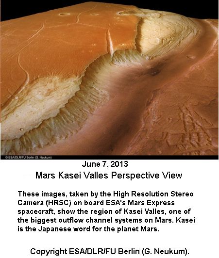 Kasei Valles of Mars