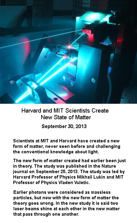 New form of matter discovered