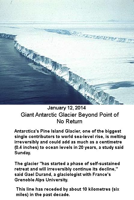 Antarctica glacier melting