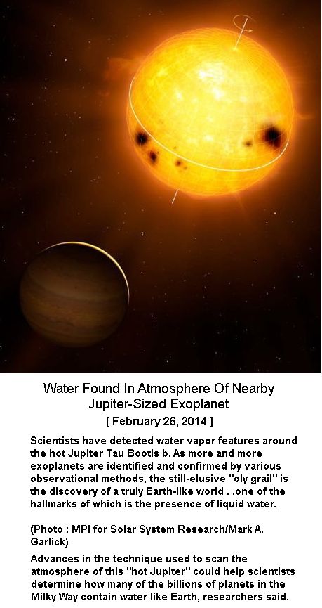 Water found in exoplanet