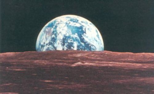 Earth seen from the Moon