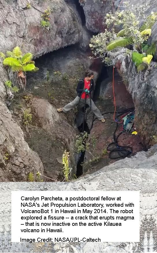 Carolyn Parcheta on the Volcano Vent