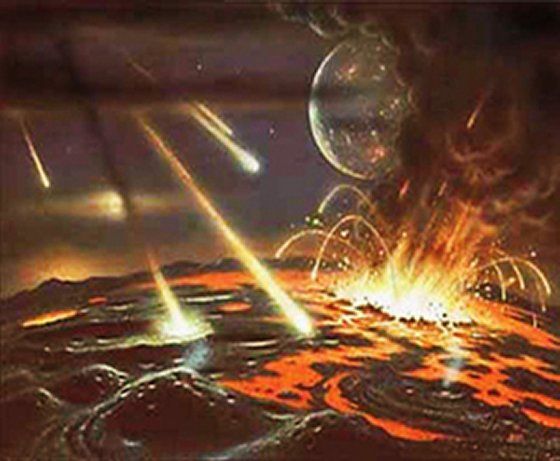 Meteorite impacts on Planets