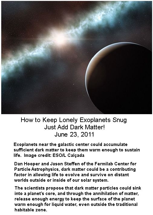 Dark matter accummulations