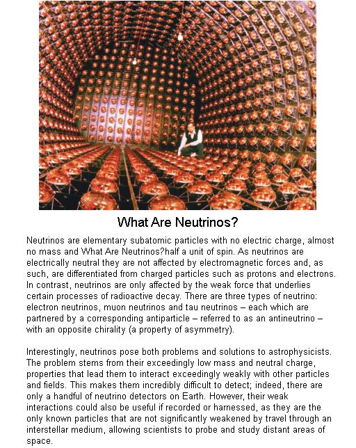 What Are Neutrinos