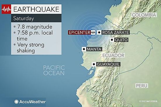 Equador Earthquake -1