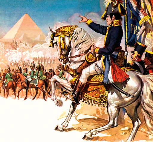 Napolean near Pyramid