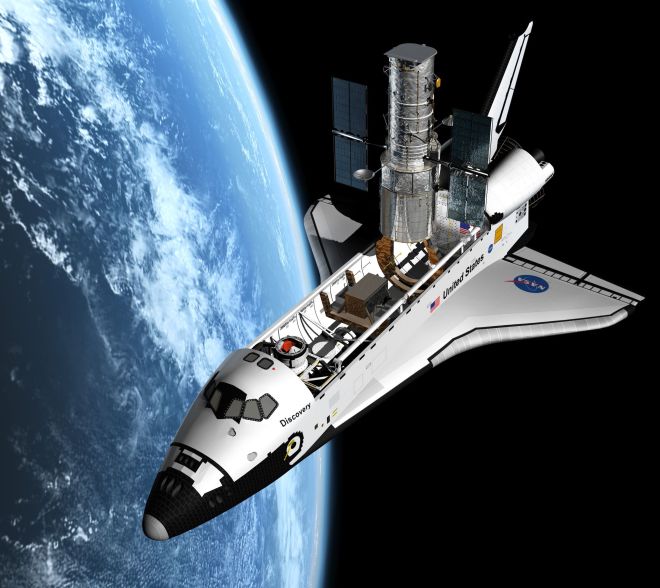 Hubble Telescope Launching